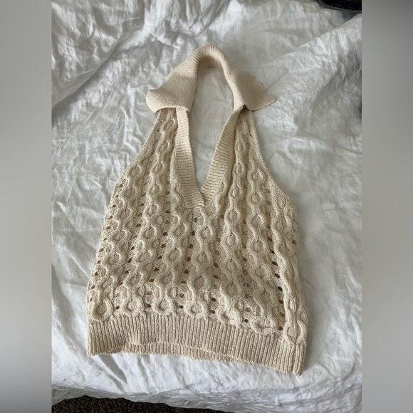 Knit halter top - Picture 1 of 4
